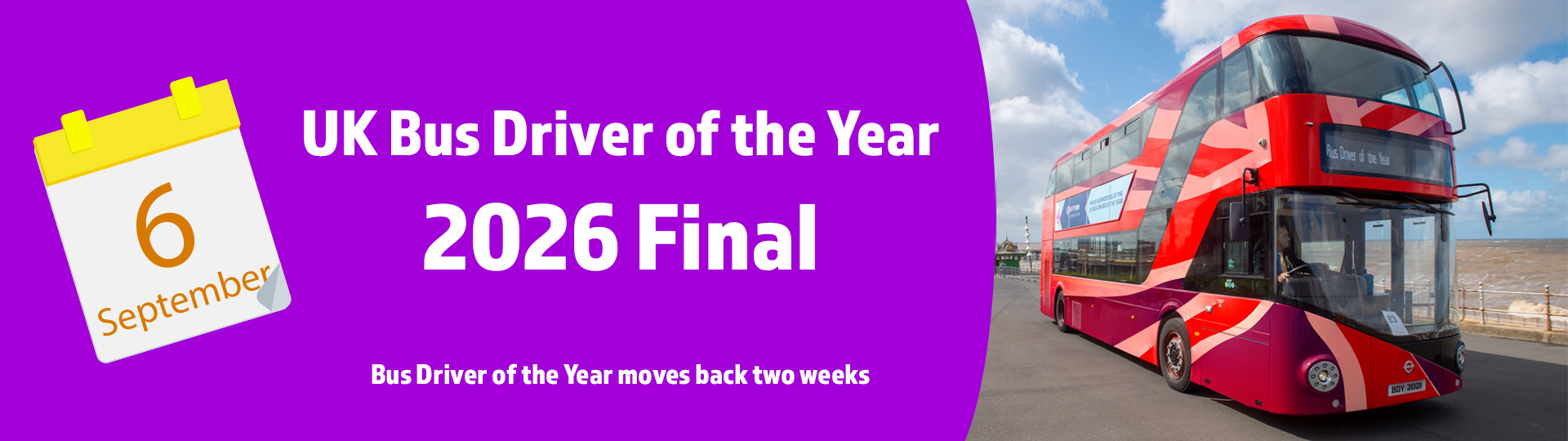 Bus Driver of the Year moves back two weeks