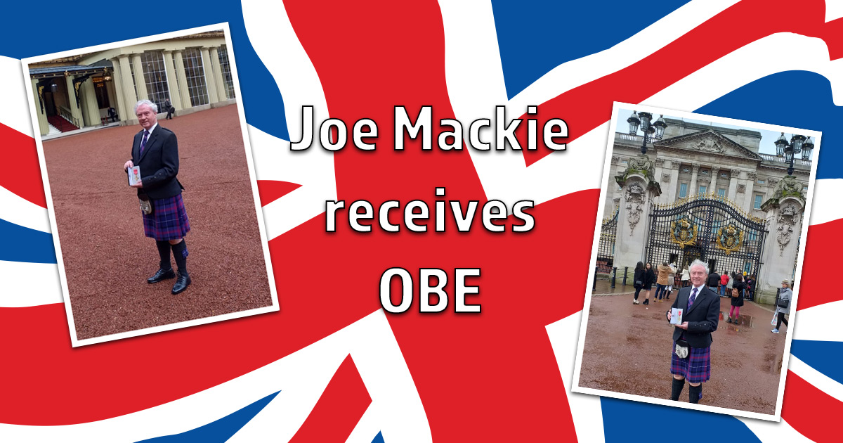 Joe Mackie Receives Obe Uk Bus Driver Of The Year